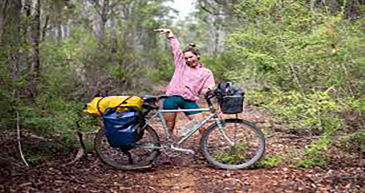 forest trail bikepacking